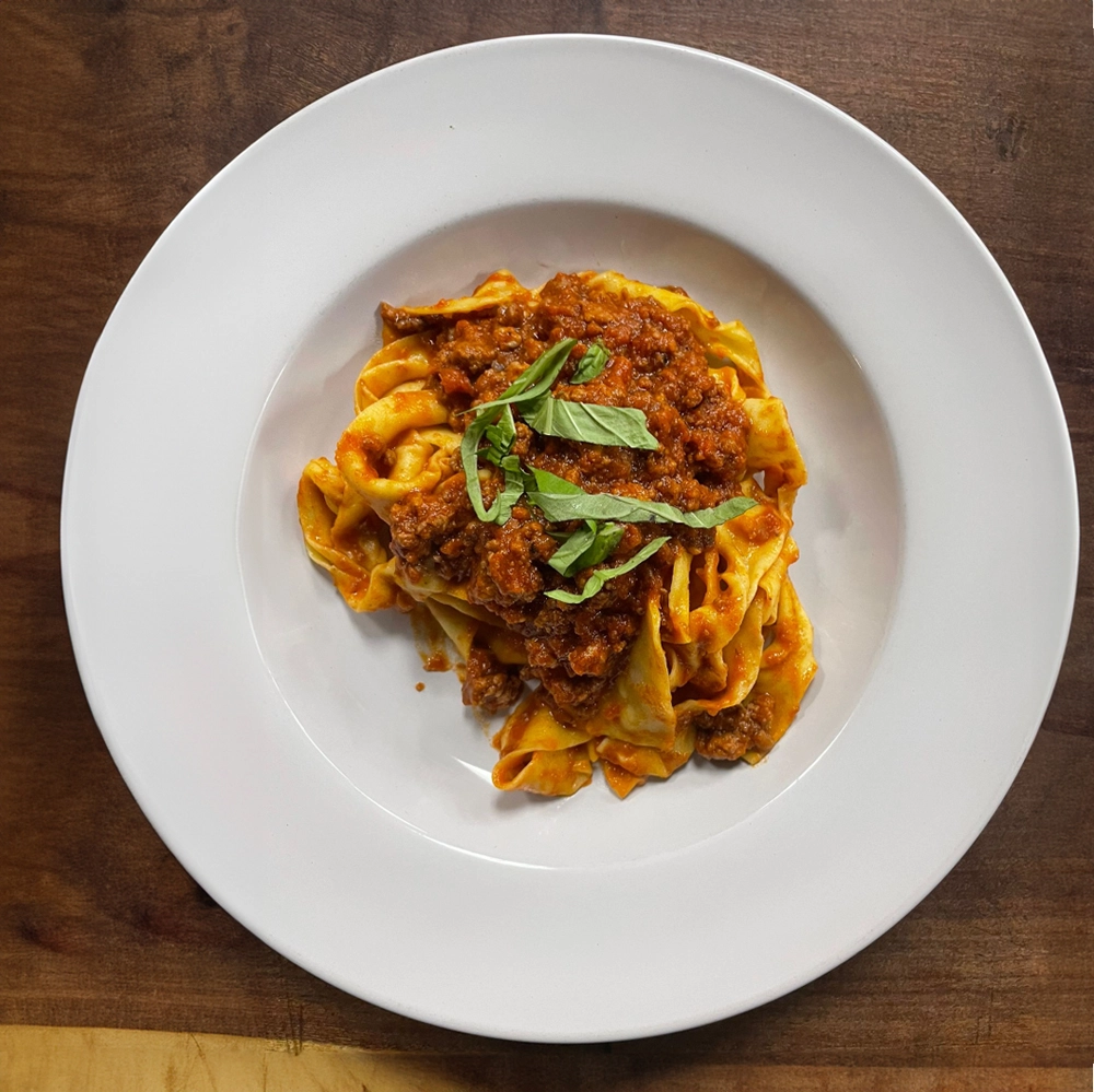 An image of Pappardelle Alla Bolognese from Mimi Forno Italiano