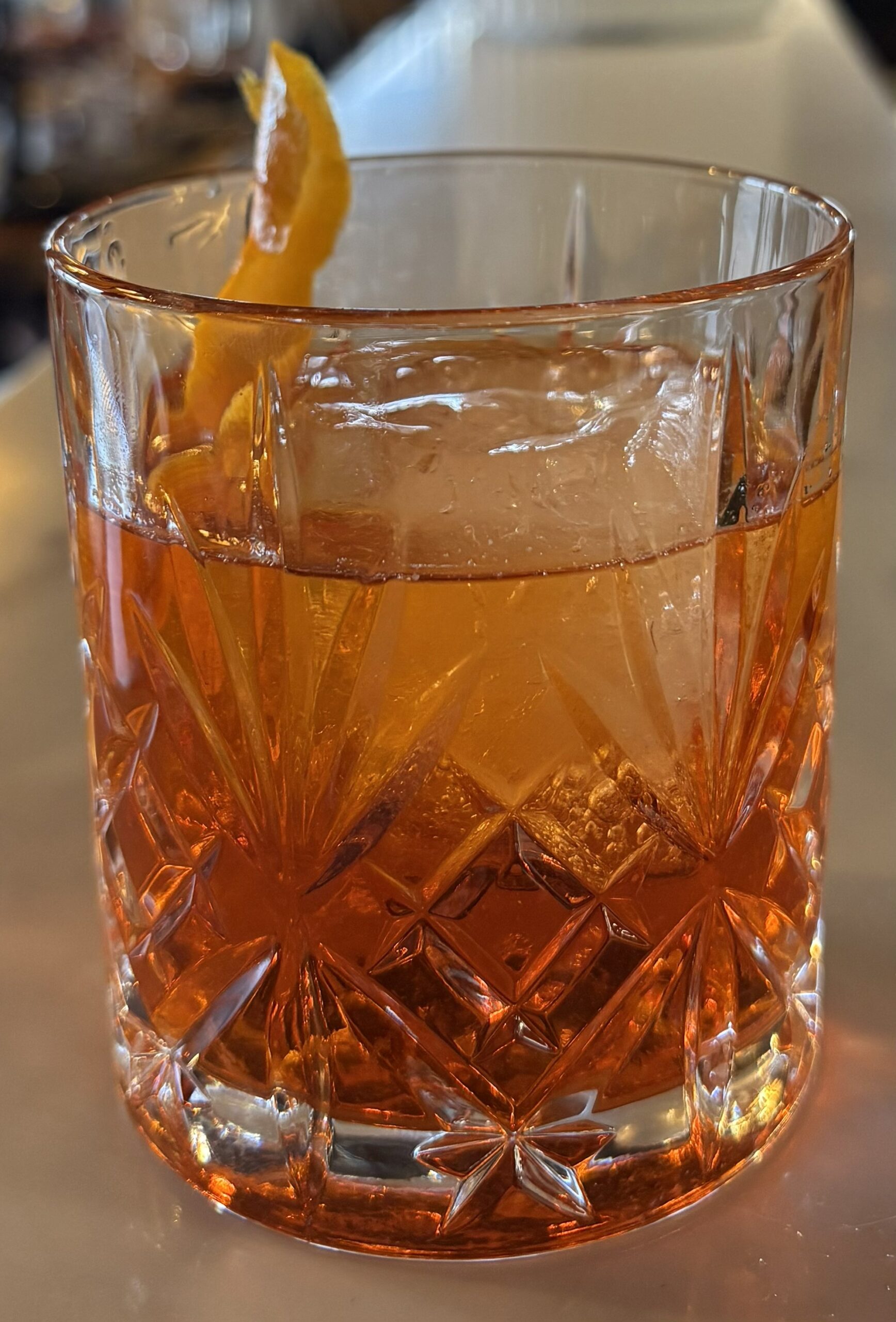 An image of Negroni D'Oro from Mimi Forno Italiano